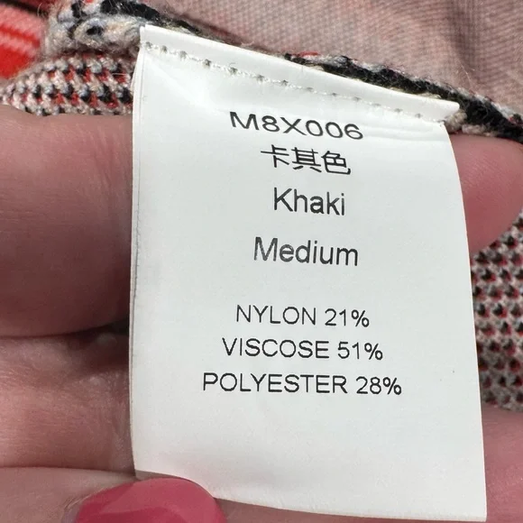 Aztec Patterned Tan Sweater - Picture 7 of 9